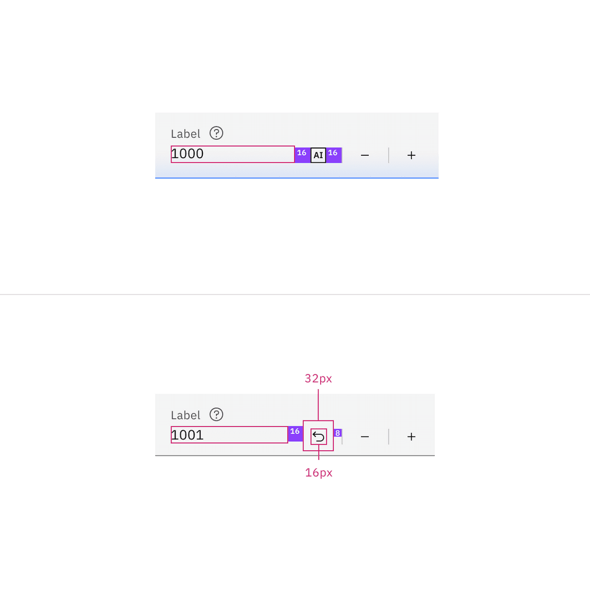 Fluid number input AI example Fluid number input AI example