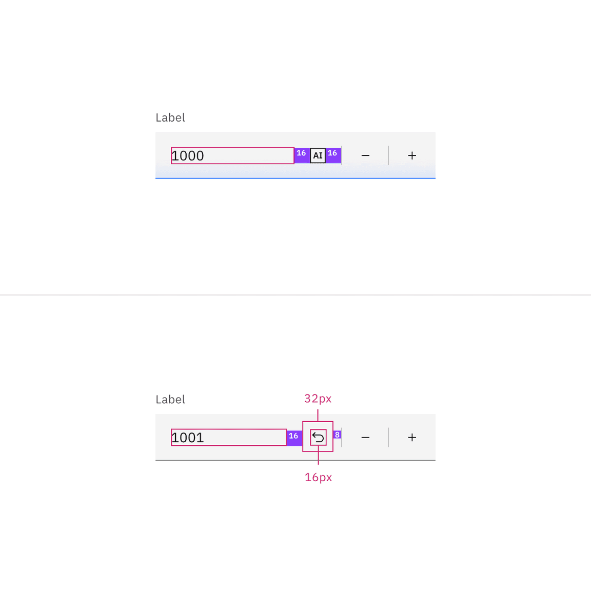Default number input AI example Default number input AI example